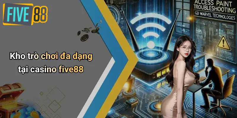 Kho trò chơi đa dạng tại casino five88